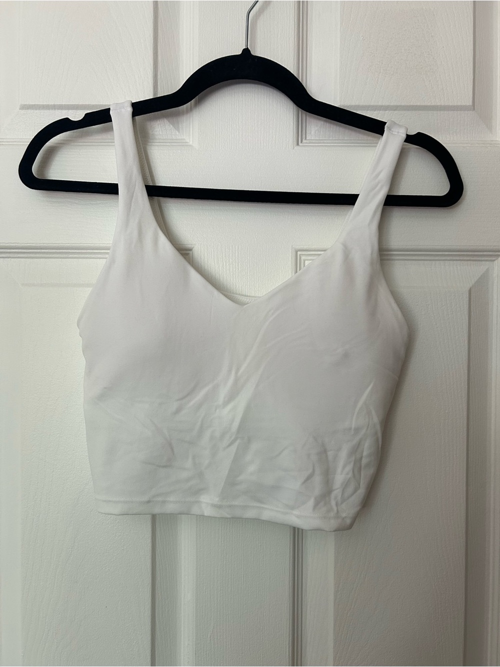 NWOT Aerie OFFLINE Real Me Low Key Tank/Bra - White - Picture 3 of 5